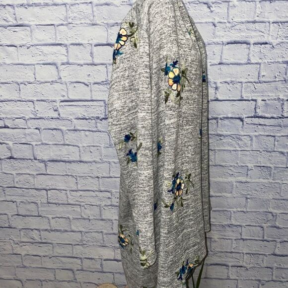 Anthropologie Fig and Flower Open Front Embroidered Cardigan Women’s Size S - Picture 15 of 16